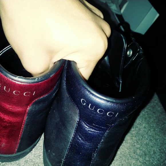 Gucci Shoes Gucci Bumblebee High Top Shoes Poshmark